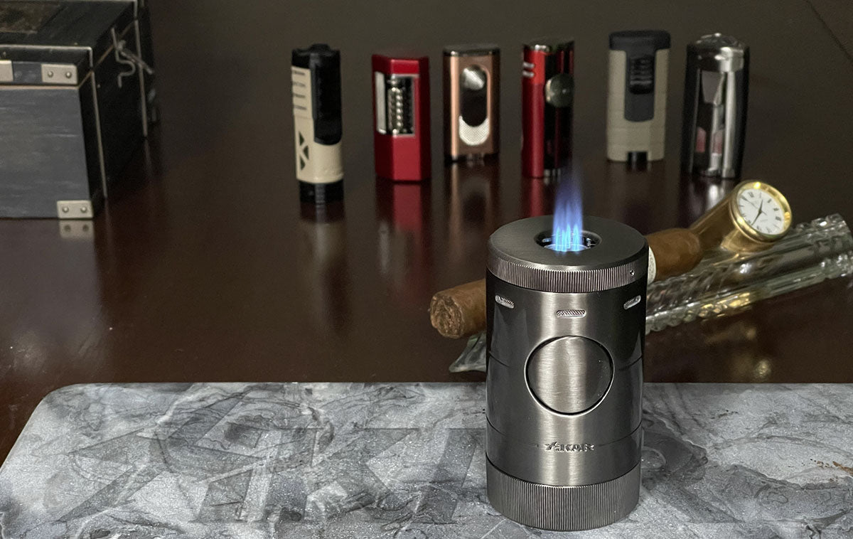QuadJet Torch Tabletop Lighter by Xikar Xikar Cigar Cutters, Torch