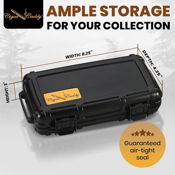Cigar Caddy® 5 Count Travel Case