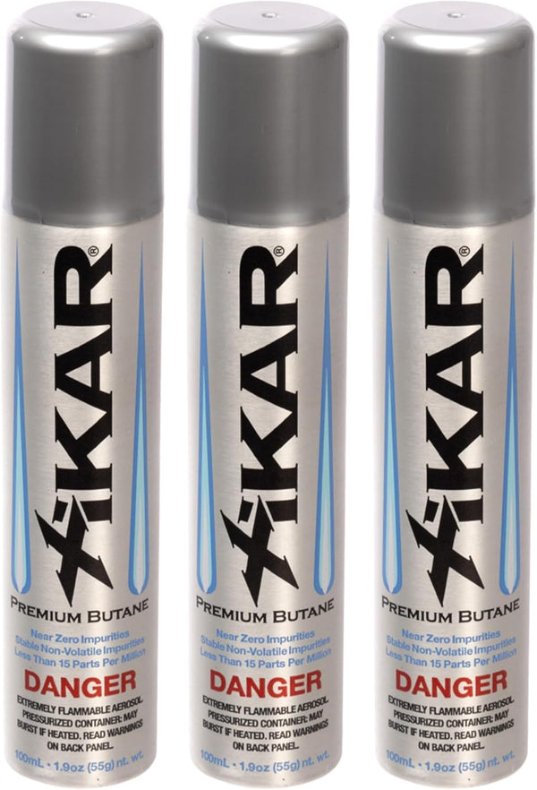 XIKAR® Premium Butane (100ml, 3-pack)