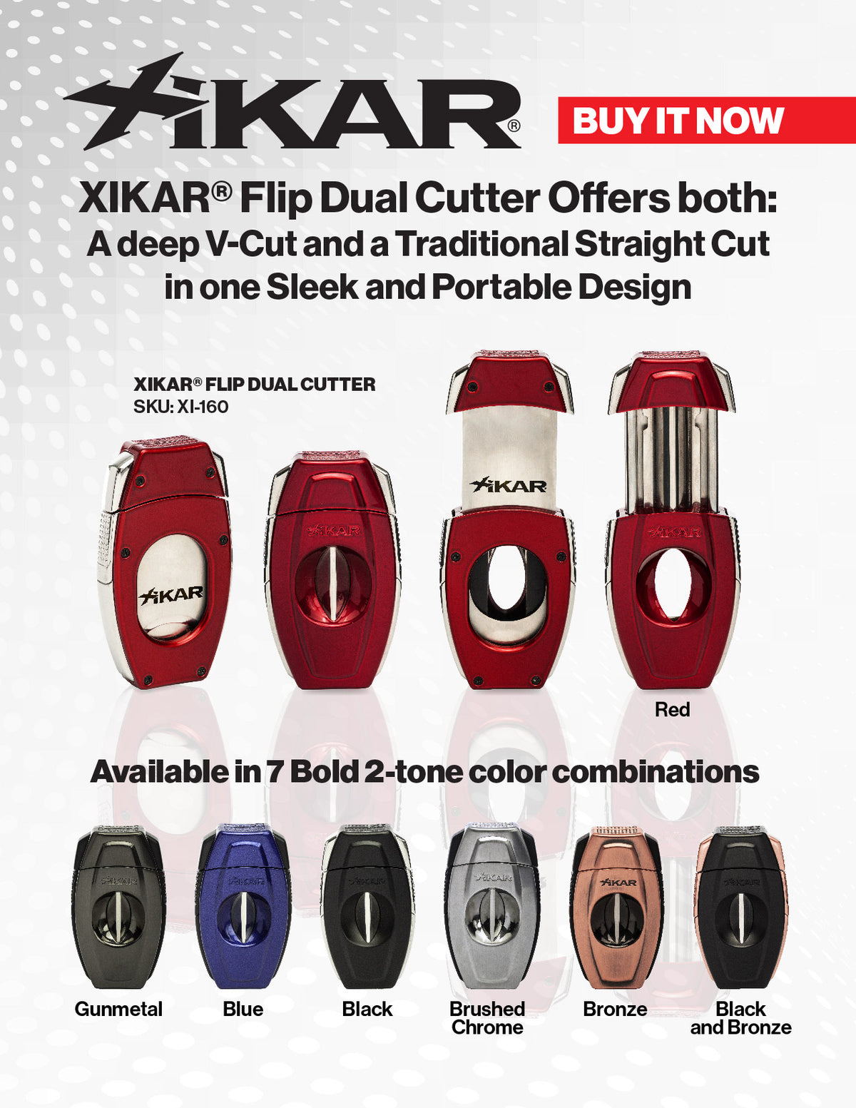 Xikar Cigar Cutters, Torch Lighters, Humidors & Cigar Accessories