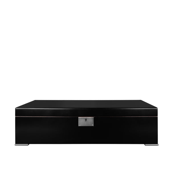 Humidor Supreme® Valentino Cigar Humidor, Holds Up to 250 Cigars, High Lacquer Finish