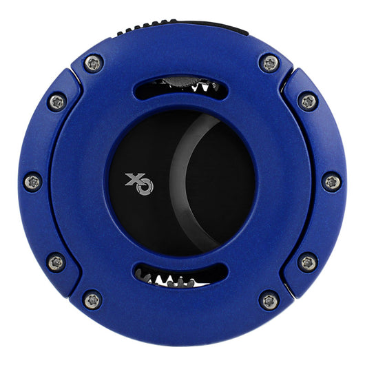 XO Colors Black Blade Cigar Cutter - Blue