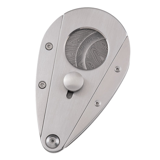 XIKAR® Xi3 Damascus Cigar Cutter - Silver