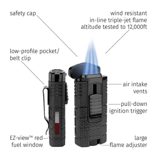 Tactical Triple Jet Lighter-2