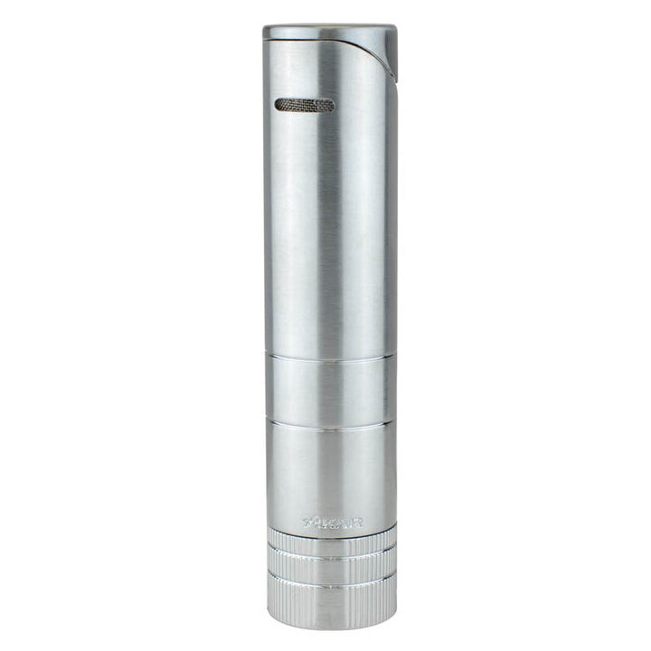 Turrim Tall Double-Jet Torch Lighter - Silver