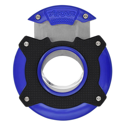 Premium Blue Round Cigar Cutter