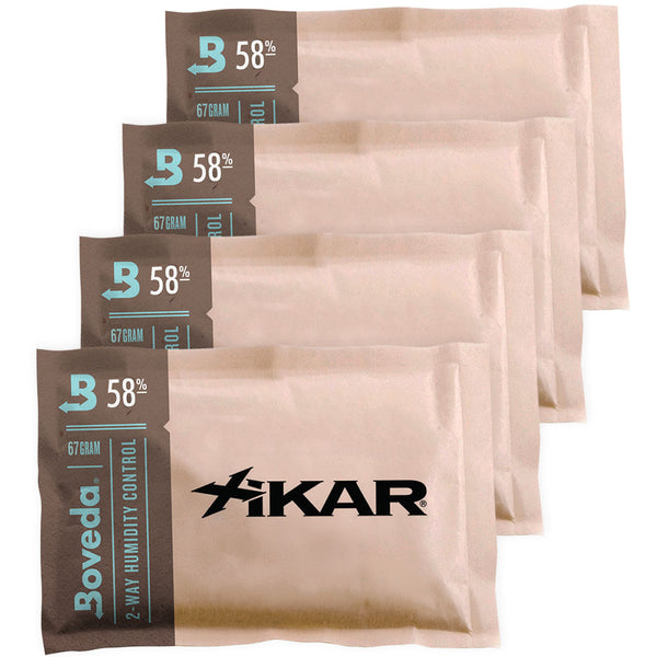 XIKAR®/ Boveda Two-way Humification, 4-pack (58%RH 67g)