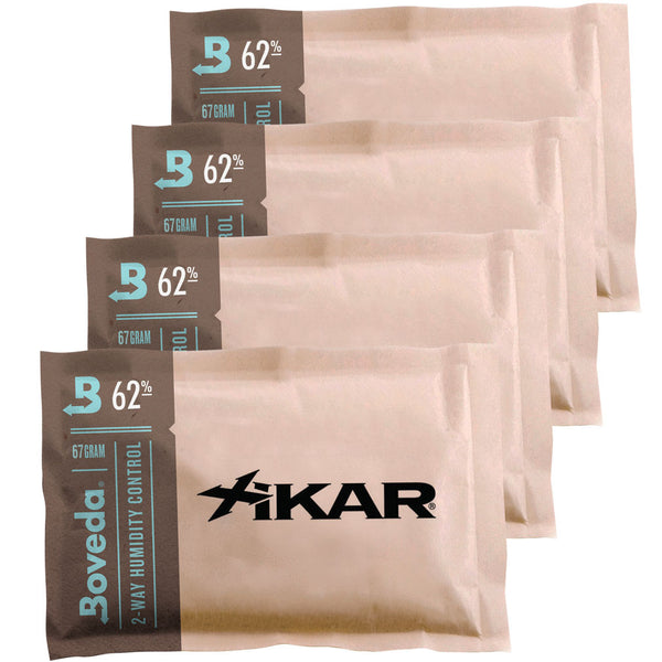 XIKAR®/Boveda Two-way Humification, 4-pack (62%RH 67g)