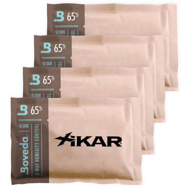 XIKAR®/Boveda Two-way Humidification, 4-pack (65%RH, 60g)